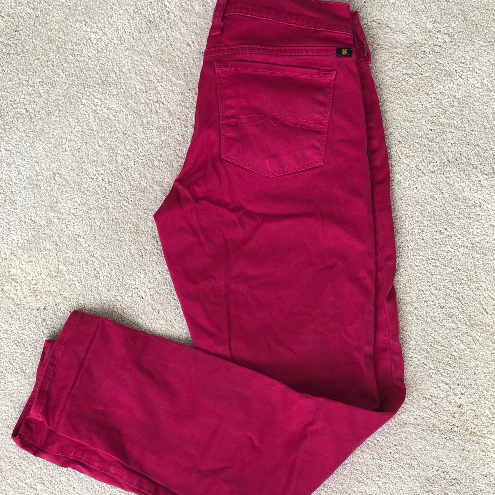 Lucky brand hot pink capris